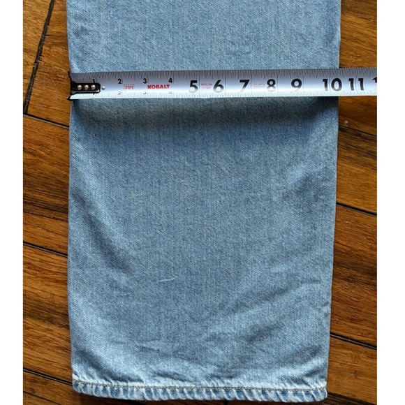 Lucky Brand High Rise Wide Leg Jeans Light Wash Denim Size 12/31 31 Inseam - Picture 8 of 9